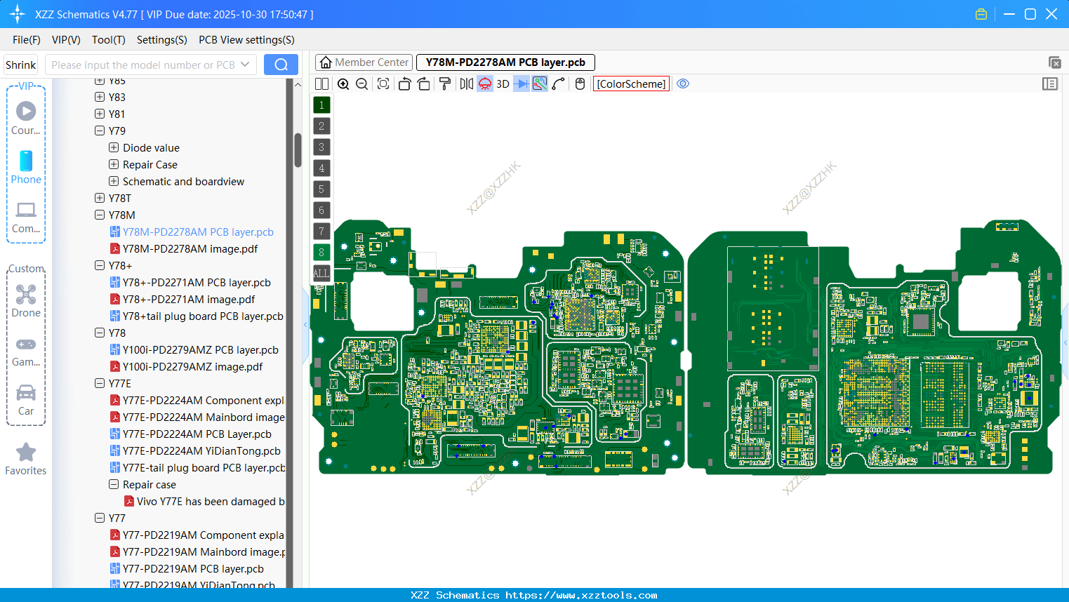 VIVO Y78M-PD2278AM PCB Layer